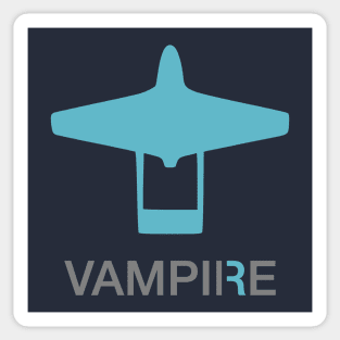 De Havilland Vampire Sticker